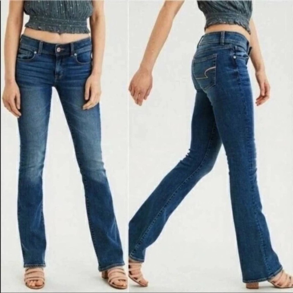 American Eagle Outfitters Super Stretch Kick Boot Bootcut Jeans Size 6